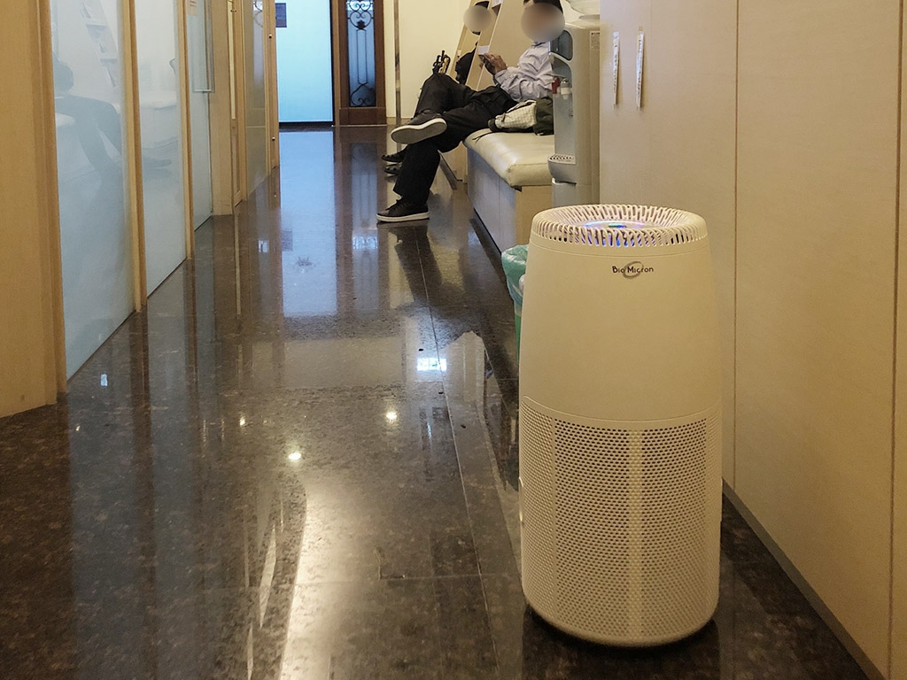 台南李孟峰心臟科診所使用Andes BM-H771AT空氣淨化機